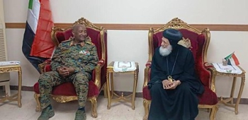 TSC President visits Virgin Mary Church in Khartoum, extends Easter greetings