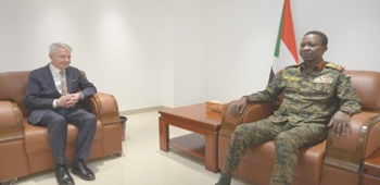 Kabbashi Meets UN Secretary-General’s Special Envoy for Sudan