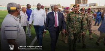TSC President Inspects Khartoum Stadium Rehabilitation, Attends Football Match