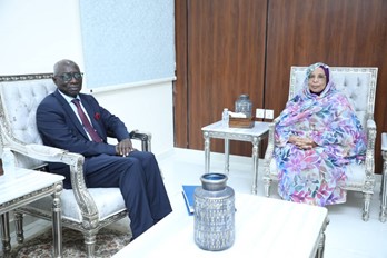 Minister of Cabinet Affairs Meets African Union Envoy for Preventing Genocide
