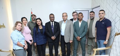 Minister of Information Meets Visiting Journalists from UK and Several Arab Countries