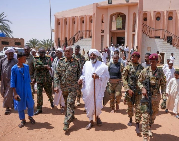 TSC President Praises Al Eilafoun Residents for Supporting Armed Forces in the Battle of Dignity